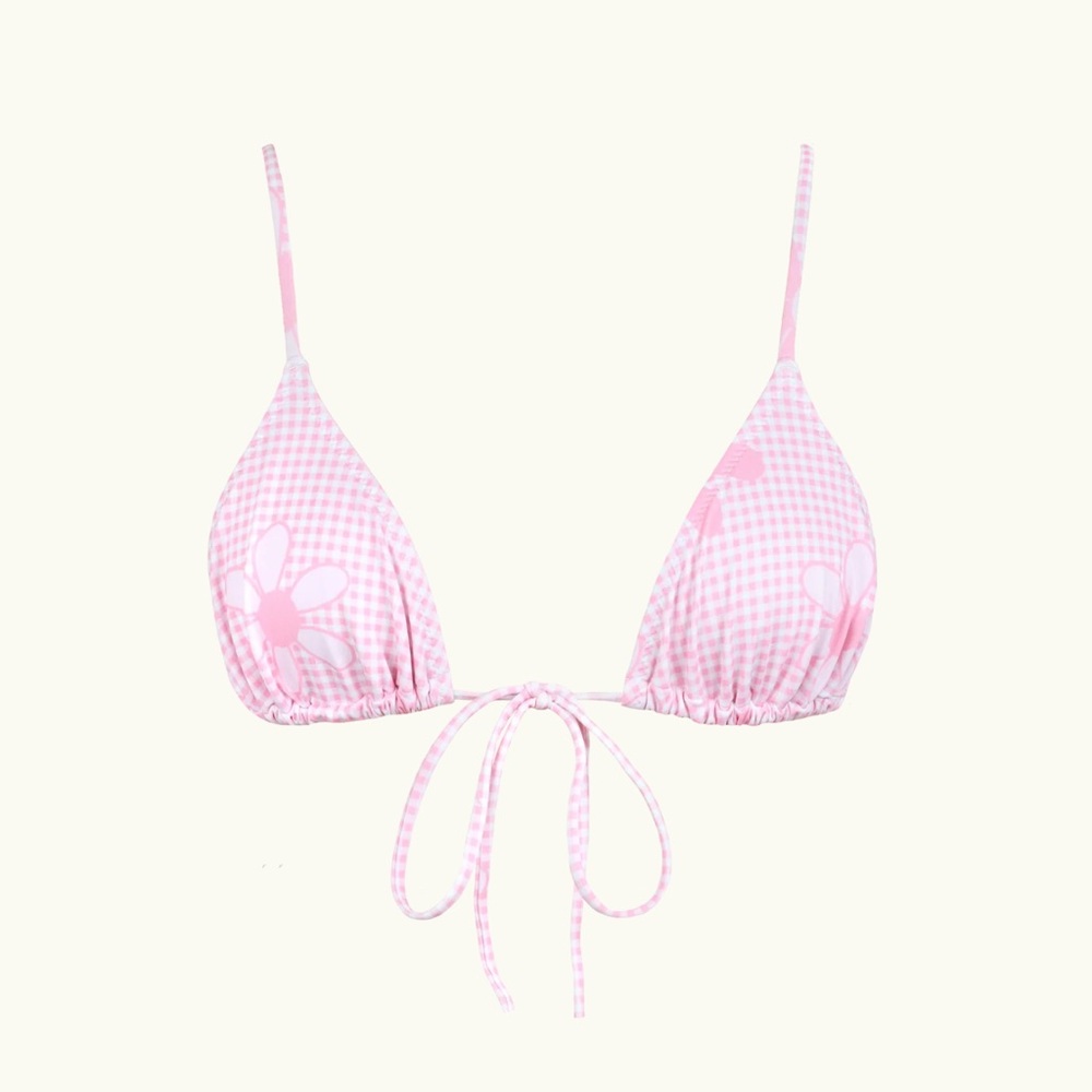 Heavy Manners ‘Just A Girl’ triangle bikini set in size Small/XS - Picture 3 of 12